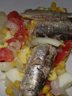 Una foto de Ensalada de sardinas
