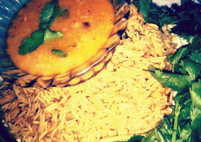 Tarka rice with Langar Daal