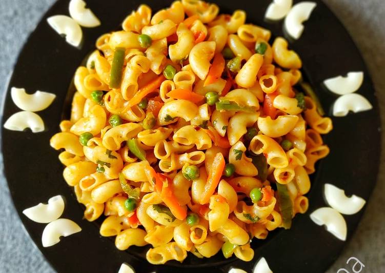 Simple Way to Prepare Tasty Indian Style Macaroni