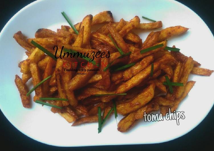 Simple Way to Make Any-night-of-the-week Toma Chips
