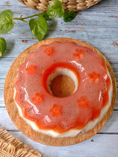 Foto resep Puding Lapis Pepaya Susu