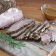 Cabeza de cerdo mechada