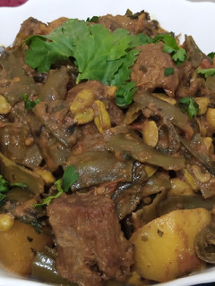 A picture of Green Beans Curry (Sem Phali ka Salan).