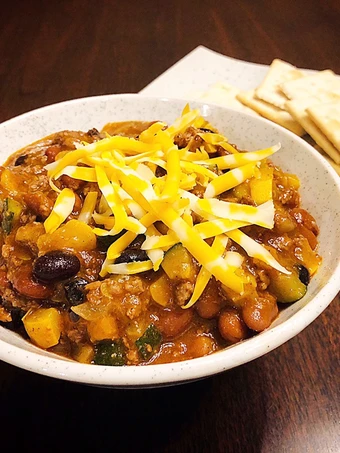 Recipe Zucchini Ground Beef Chili (With Chili Canned) which Delicious