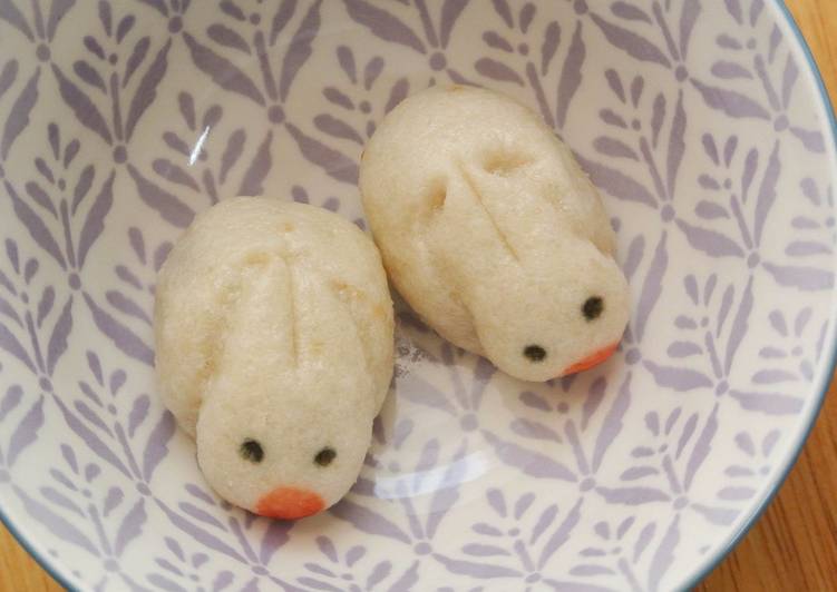 Steps to Make Homemade Brown Rabbits - Chestnut Jouyo Manjyu (Wagashi)