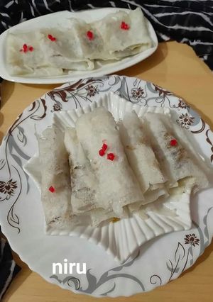 A picture of Chhunchi patra pitha.