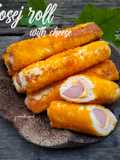 Sosej roll with cheese