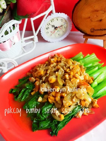 Easy Steps to Make Pakcoy bumbu siram saus tiram the Delicious You can take Joss in your mouth