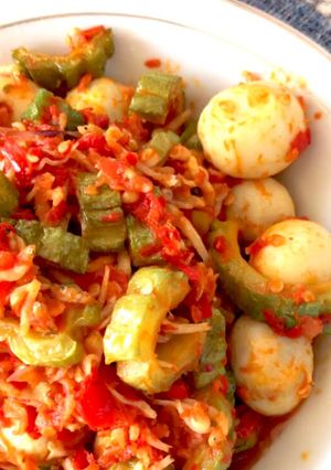 Foto resep Campur pare balado
