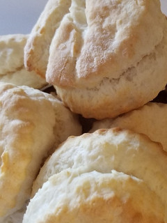 A picture of Jolene Black's 2 ingredient Cream Biscuits.
