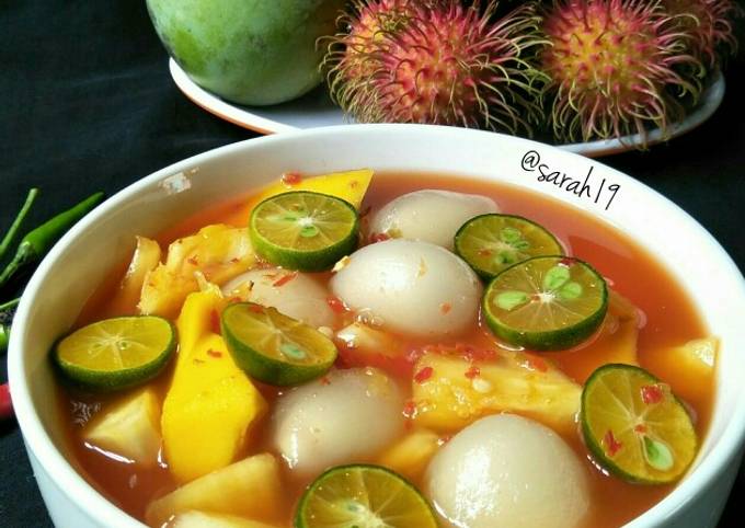 Langkah Mudah Masakan Resep Asinan rambutan nanas