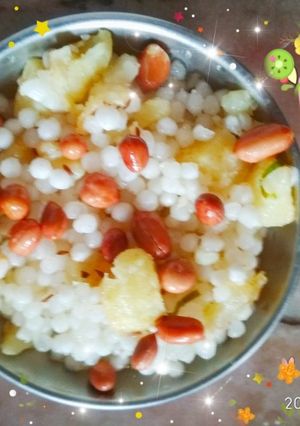 A picture of Sabudana Khichdi (for fast).