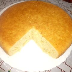 A picture of Lemon cake (charcoal jiko baked).