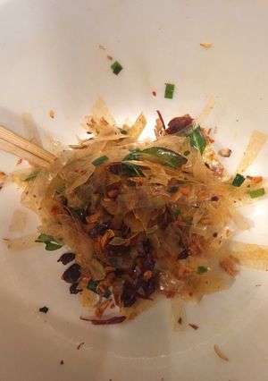 Hình của món Bánh tráng trộn.