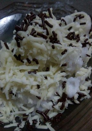 Foto resep Bubur sumsum manis balut keju