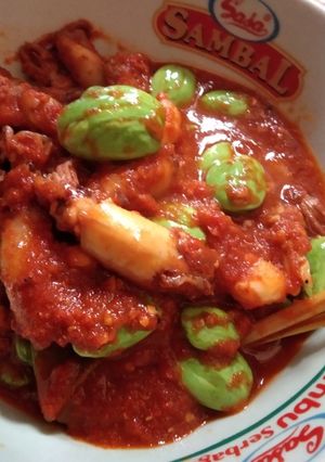 Foto resep Sambel goreng Pete Cumi asin