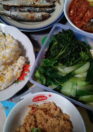 Foto resep Sego jagung komplit..