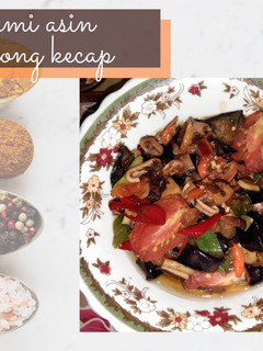 Foto resep 64. Cumi Asin Terong Kecap Pedas