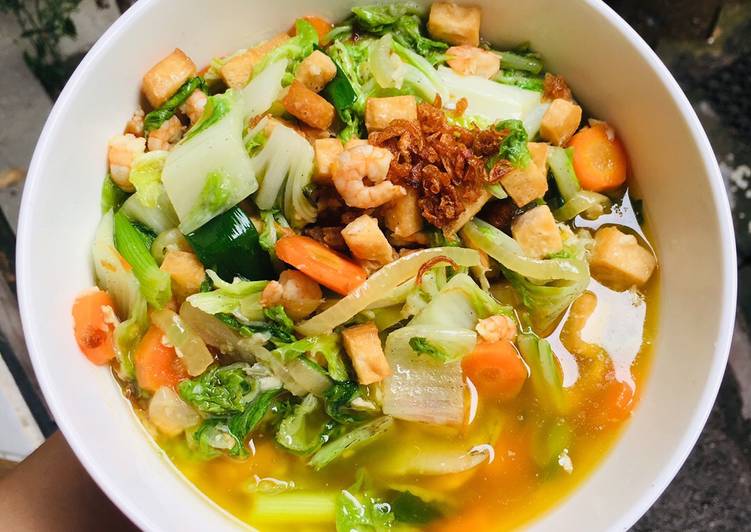 🦐 Ca Sawi Udang Tahu Sutra