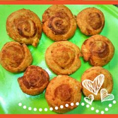 A picture of Pin wheel samosa.