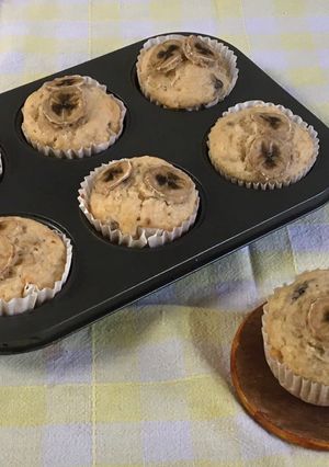 Una foto de MUFFINS DE BANANA 🍌