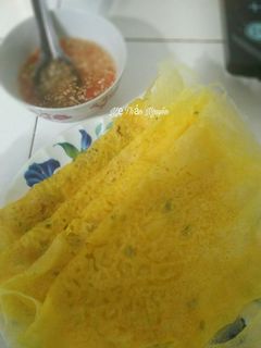 Hình của món Bánh Xèo Chay.