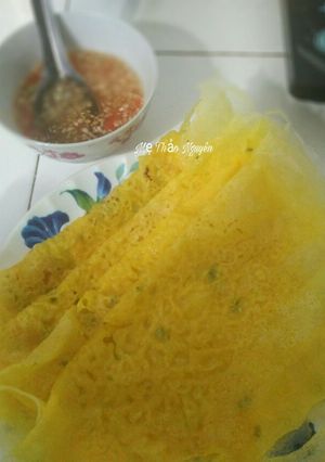 Hình của món Bánh Xèo Chay.