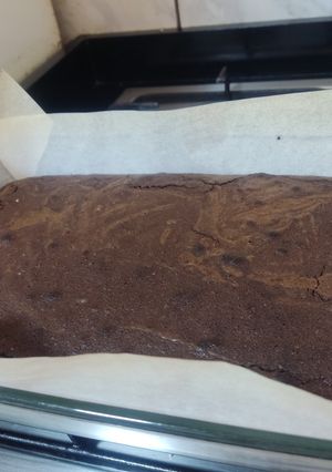 Una foto de Brownie de chocolate