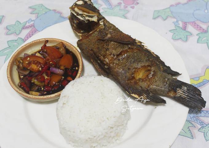 STEP-BY-STEP GUIDE!  How to Make Ikan Kerapu Goreng Sambal Kecap