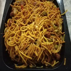 Vegetable noodles A picture of Vegetable noodles.