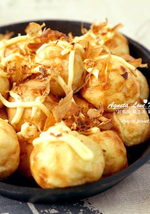 [阿妮塔♥yummy] 外脆內軟章魚燒 (小撇步)。 的食譜成品照片