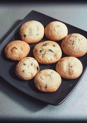 Une photo de 🍪 Cookies aux pépites de chocolat et cranberries🍪