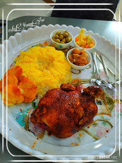 عکسی از دستور مرغ شکم پر 😋