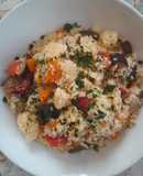 Cous cous caldo alle verdure :)