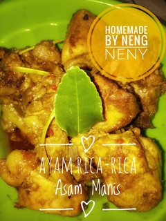 Foto resep Ayam rica-rica asam manis
