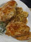 Pechugas de pollo con lima y hierbas frescas