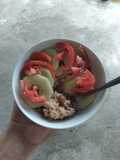 Arroz dulce con vegetales
