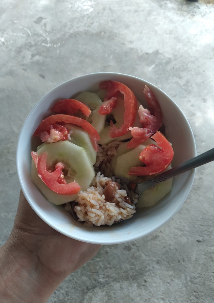 Una foto de Arroz dulce con vegetales