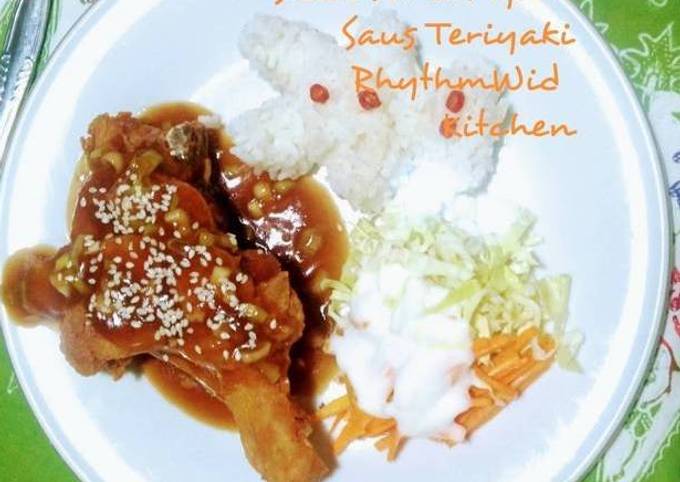 Steak Paha Ayam Saus Teriyaki Simpel