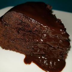 A picture of Instant Pot Dark Chocolate brownies.