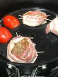 Hamburguesas con tocino