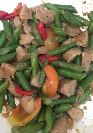 Foto resep Tumis Buncis Bakso Pedas