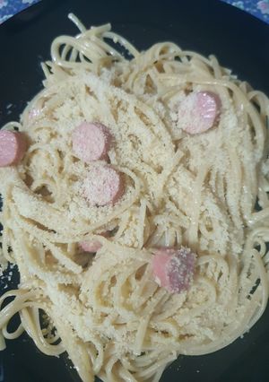 Una foto de Spaghetti a la mostaza