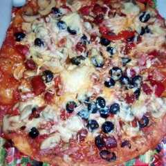Una foto de Pizza