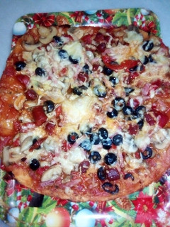 Una foto de Pizza
