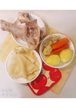 蒙古手扒肉-改良簡易版（異國料理） 的食譜成品照片