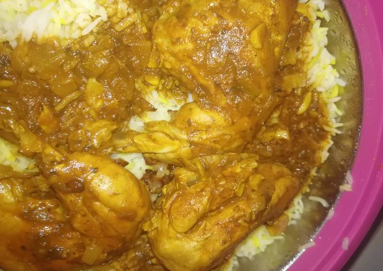 كبسة دجاج لذيذة 😋🍚