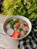 ต้มจืดแรดิชหมูสับ
