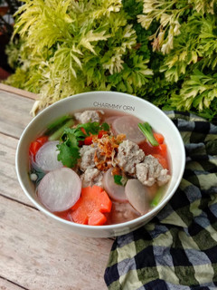 A picture of ต้มจืดแรดิชหมูสับ.