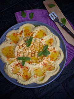 صورة لوصفة حمص بطحينة